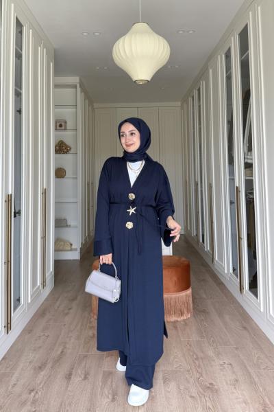 NEFİSE UZUN BROŞLU TAKIM -  LACİ