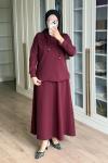 Rukiye Etekli Takım - Bordo