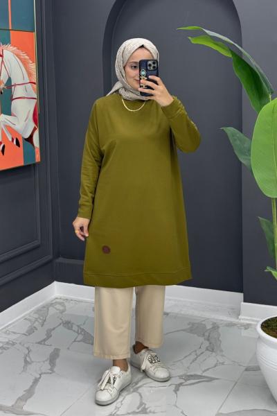 Spor Basic Tunik - Yağ Yeşili