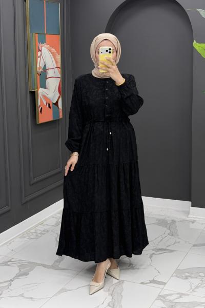 Şura Elbise - Siyah