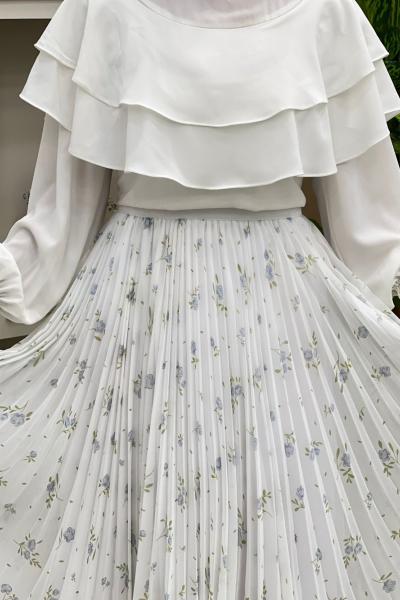 Çiçeğim Etek Mavi