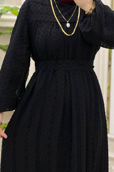Demet Elbise Siyah