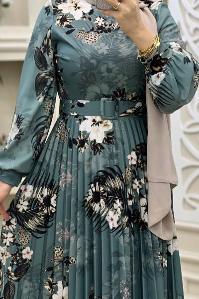 Gelincik Elbisem Mint Yeşili