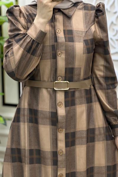 Karelim Elbise  Hardal Sarısı