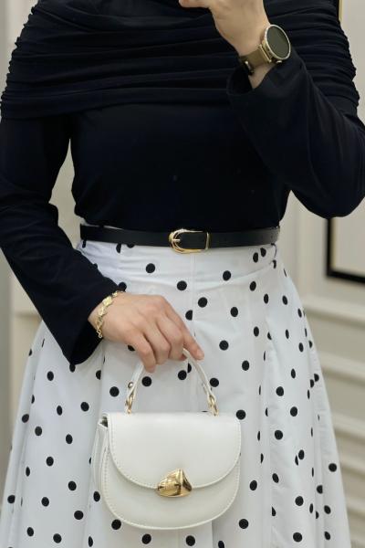 Lara Takım Siyah Beyaz