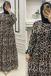 Leylak Leopar Elbisem Leopar