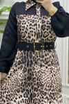 Meyra Leopar Elbise Leopar