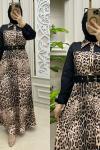 Meyra Leopar Elbise Leopar