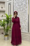 Mihri Elbise Bordo