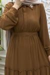 Mihri Elbise Kahverengi