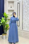 Mihri Kot Elbise Mavi