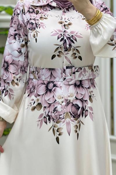 Perihan Elbise Pudra