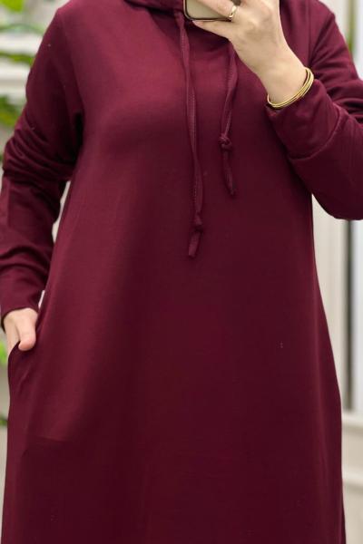 Pınar Elbisem Bordo