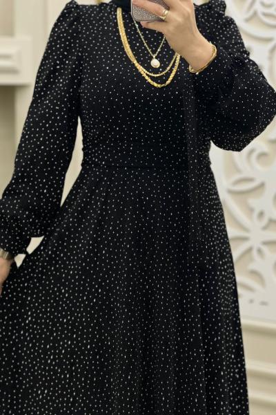 Pırıltılı Elbisem  Lacivert