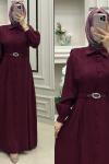 Rabiş Elbise Bordo