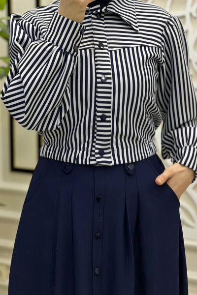 Ranoş Ceketli Takım  Lacivert