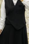 Sanem 3 Lü Takım Siyah