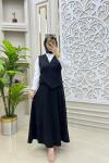 Sanem 3 Lü Takım Siyah