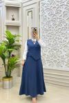 Sanem 3 Lü Takım Lacivert