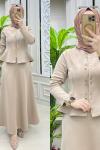 Senem İkili Takım  Bej