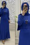 Simge Elbise Saks Mavisi