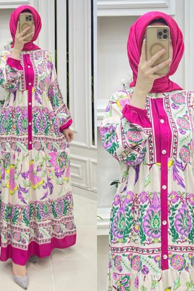 Şölen Elbise Fuşya