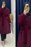 Tüy Kaban Bordo