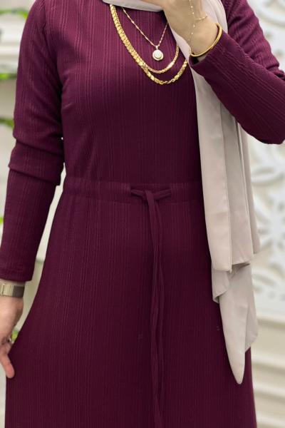 Yasmin Elbisem Bordo