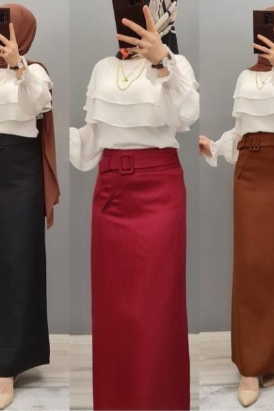 Yeni Model Krep Kumaş Gömleğim Beyaz