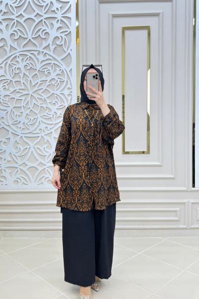 Yeni Sezon 2li Takım Siyah Kahverengi