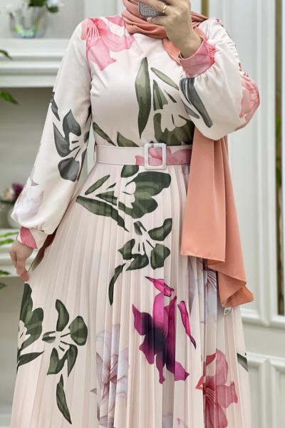 Zambak Elbisem Somon