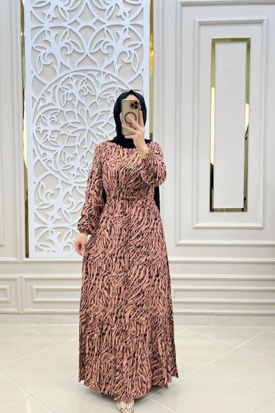 Zen Tesettür Elbisem Siyah