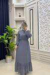 Zuhal Elbise  Gri