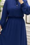 Zuhal Elbise  Lacivert