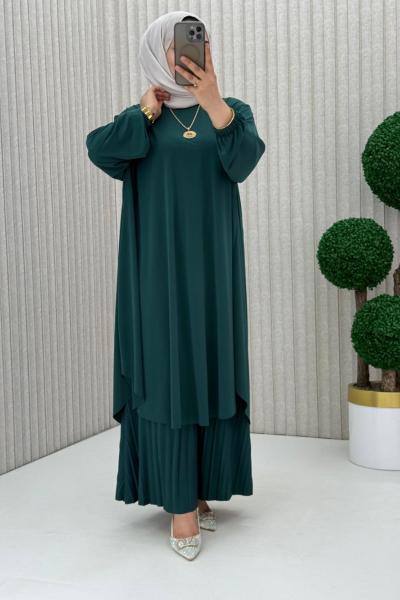 Suzan Piliseli Pantolonlu Takım