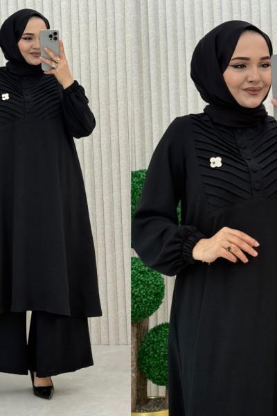 zümrüt pantolonlu takım