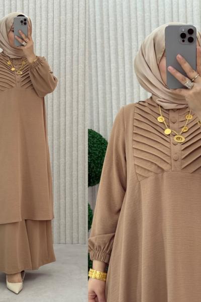 zümrüt pantolonlu takım