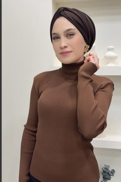 Bluz Mercan Kahverengi