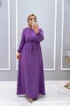 ELBİSE   SAHRA Mor
