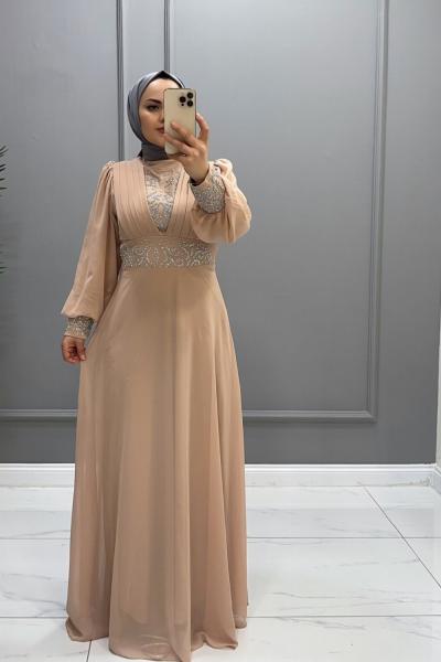 Elbise Abiye Asena Vizon