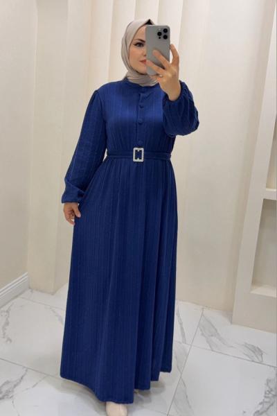 Elbise Gülşen Lacivert