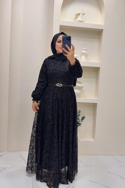 Elbise Gülay Siyah