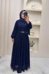 Elbise Gülay Lacivert