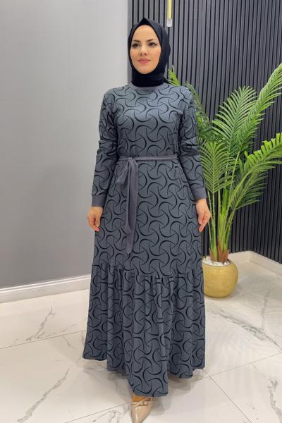 Elbise Kaşkorse Eliza Mavi