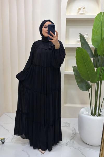 Elbise Nilay Siyah