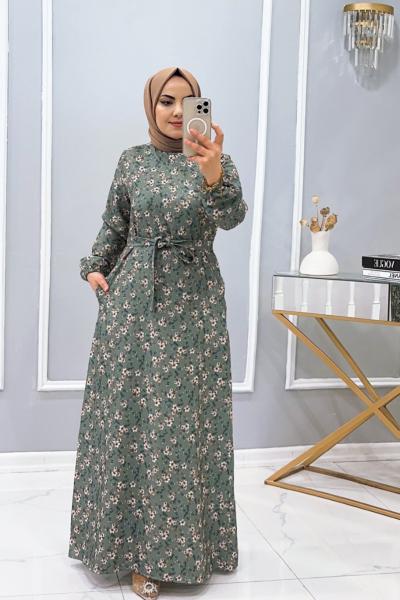 Elbise Papatya Su Yeşili