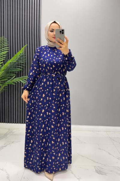 Elbise Viskon Gülçin Lacivert