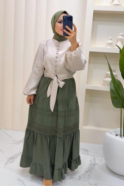 Etek Esmira Yeşil