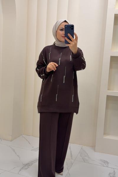 Ezel Takım  Kahverengi