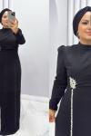 Güneş Abiye Elbise Siyah